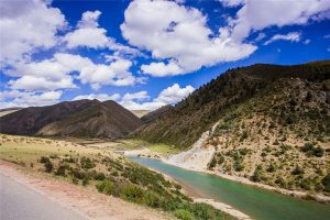 Nujiang River in Tibet